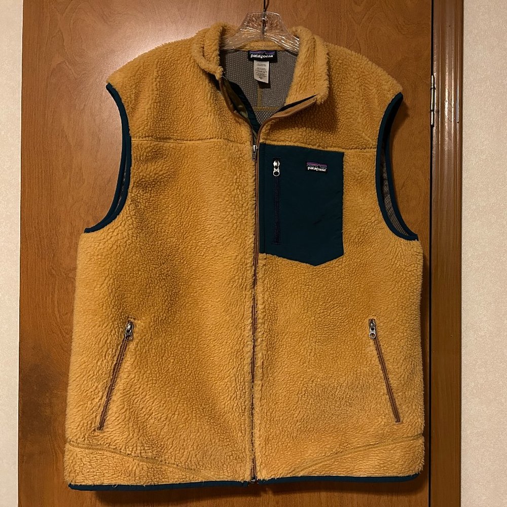 Patagonia Tan Fleece Vest